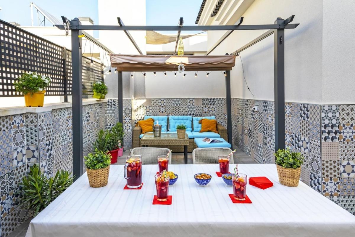 -Malagasunapts- Privateterrace Freeparking Pool Exterior foto